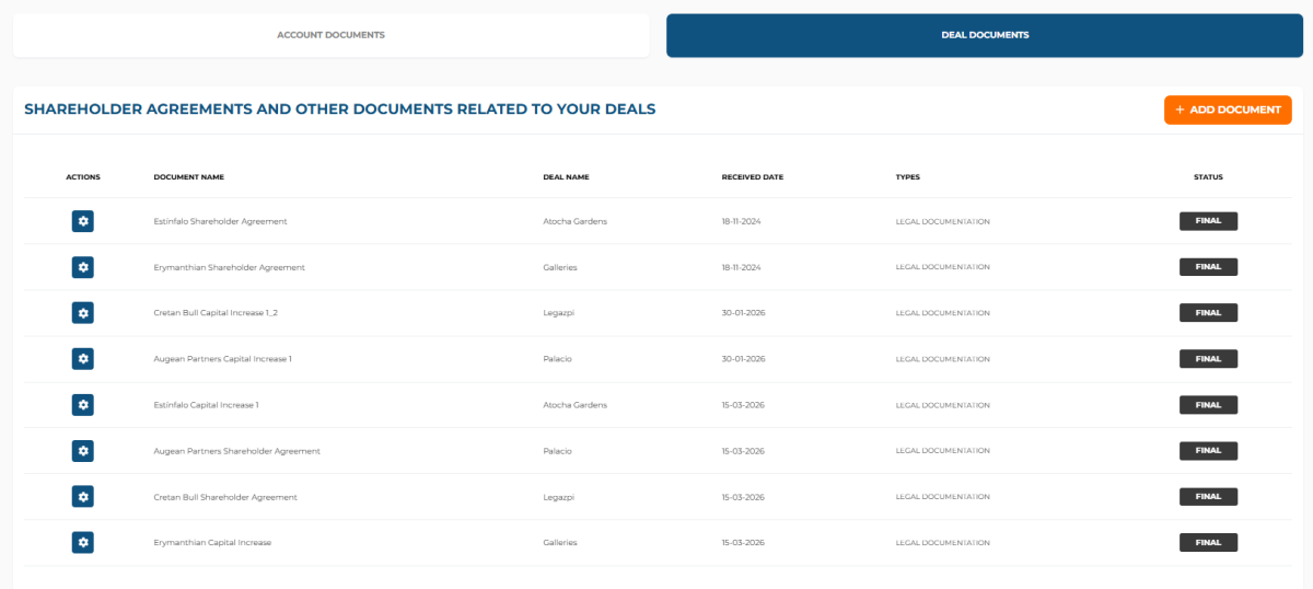 Store your documents